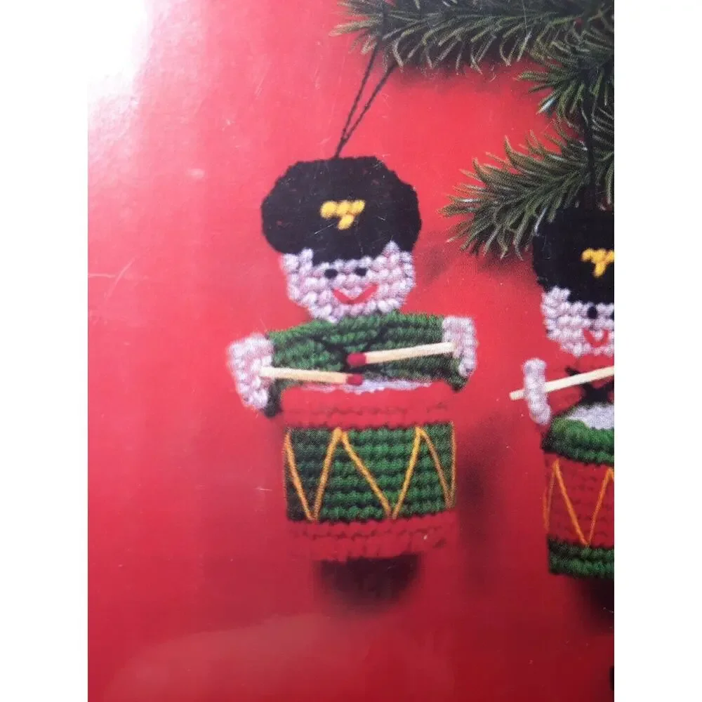 Good Shepherd Plastic Canvas Christmas Ornaments Drummer Boys 88007